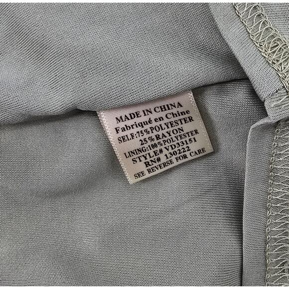 Very J Olive Ribbed Twist Strap Dress - Picture 5 of 5